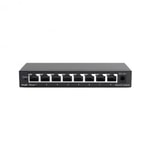 Ruijie Reyee RG-ES108D 8 Port 10/100 Mbps Switch - Tak Çalıştır, Kompakt Metal Kasa Tasarımı, Fansız, Masaüstü Kullanım