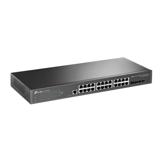 Tp-Link TL-SG3428X 24 Port Gigabit L2 Yönetilebilir Switch - 4x10GE SFP+ Yuva, Metal Kasa, Rackmount, Omada