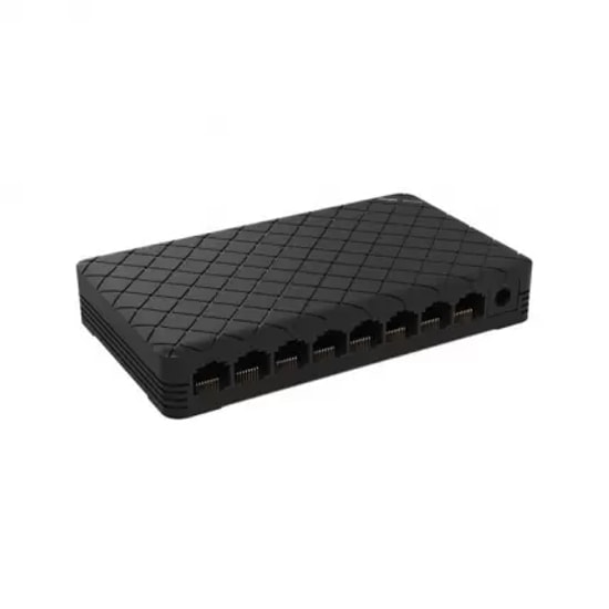 Ruijie Reyee RG-ES08G 8 Port Gigabit Switch - 10/100/1000 Mbps, Plastik Kasa Tasarımı, Tak Çalıştır, Masaüstü Kullanım