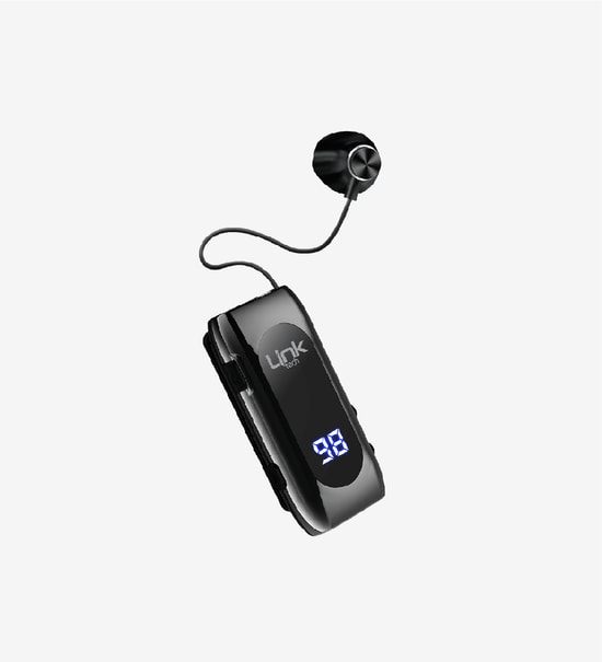 Linktech V80 Pro Makaralı Titreşimli Altın Bluetooth Kulaklık - BT v5.2, 20 Saat Kullanım, 10m Menzil, 140 mAh Pil