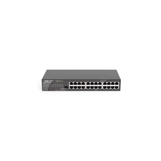 Ruijie Reyee RG-ES124GD Switch - 24 Port Gigabit Metal Kasa, Rackmount D Masaüstü Anahtar