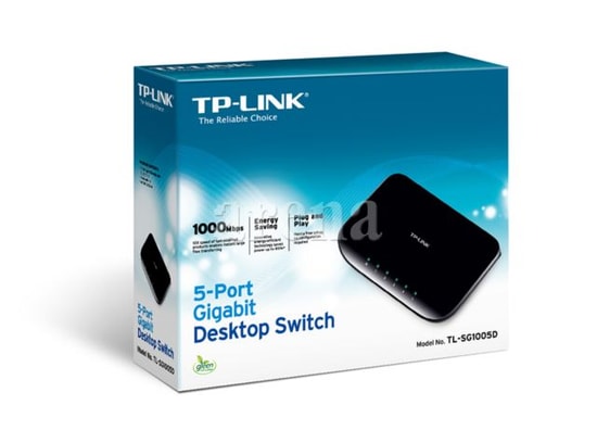 TP-Link TL-SG1005D 5 Port Gigabit Switch - 10/100/1000Mbps, %50 Güç Tasarruflu, Tak ve Kullan