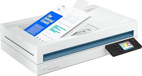 HP ScanJet Pro N4600 FNW1 A4 Kapaklı Döküman Tarayıcı (20G07A) - 40ppm/80ipm, 100 Sayfa ADF, Çift Taraflı Tarama