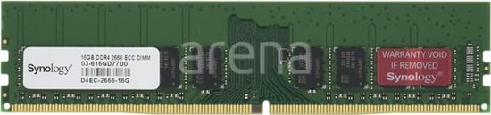 Synology D4EC-2666-16G 16GB ECC DDR4 2666MHz RAM Bellek - NAS Sunucularla Uyumlu Yüksek Performanslı Bellek Modülü