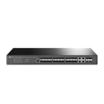 Tp-Link TL-SG3428XF 24 Port Gigabit L2 Yönetilebilir Switch - 4x10GE SFP+ Yuva, Rackmount, Merkezi Yönetim