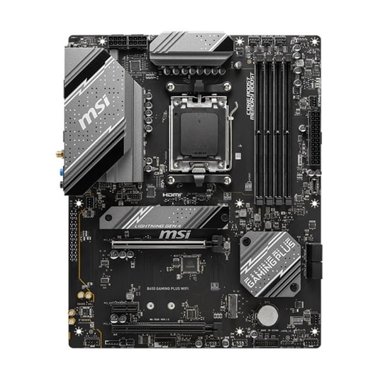 MSI B650 Gaming Plus Wifi Anakart: AMD AM5 Ryzen, DDR5, PCIe 4.0, 2.5G LAN, Wi-Fi 6E, HDMI, DP, M.2, USB 3.2, ATX