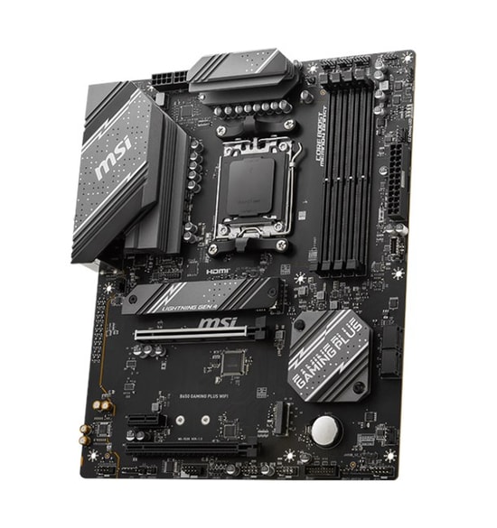 MSI B650 Gaming Plus Wifi Anakart: AMD AM5 Ryzen, DDR5, PCIe 4.0, 2.5G LAN, Wi-Fi 6E, HDMI, DP, M.2, USB 3.2, ATX