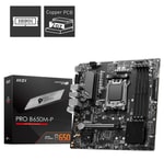 MSI PRO B650M-P AMD AM5 DDR5 6000MHz (OC) mATX Anakart: Ryzen 7000 Serisi, Çift M.2, USB 3.2, 2.5G LAN, VGA, HDMI, DP
