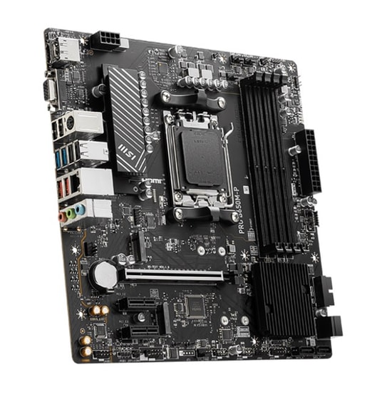 MSI PRO B650M-P AMD AM5 DDR5 6000MHz (OC) mATX Anakart: Ryzen 7000 Serisi, Çift M.2, USB 3.2, 2.5G LAN, VGA, HDMI, DP