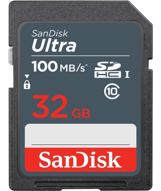 SanDisk Ultra 32GB SDHC UHS-I Hafıza Kartı (SDSDUNR-032G-GN3IN) - 100MB/s Okuma Hızı, Class 10, Yüksek Performans