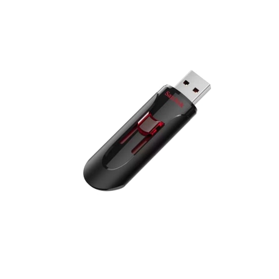 SanDisk Cruzer Glide 32 GB USB 3.0 Flash Bellek (SDCZ600-032G-G35) - Siyah, Kızaklı Tasarım, Şifre Korumalı, NAND