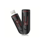 SanDisk Cruzer Glide 64GB USB 3.0 Siyah USB Bellek (SDCZ600-064G-G35) - Kızaklı Tasarım, Şifre Korumalı, NAND Flash