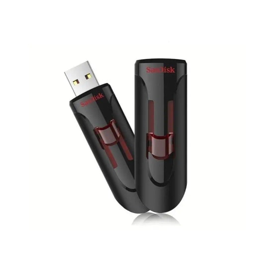 SanDisk Cruzer Glide 64GB USB 3.0 Siyah USB Bellek (SDCZ600-064G-G35) - Kızaklı Tasarım, Şifre Korumalı, NAND Flash