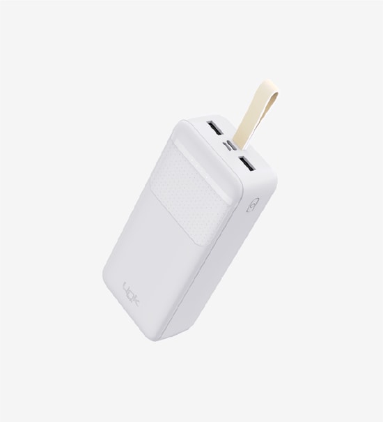 LinkTech LPB-EP93 Strong Beyaz 27000mAh Powerbank - Çift USB-A Çıkışlı, ABS Yanmaz Kasa