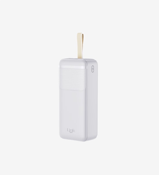 LinkTech LPB-EP93 Strong Beyaz 27000mAh Powerbank - Çift USB-A Çıkışlı, ABS Yanmaz Kasa