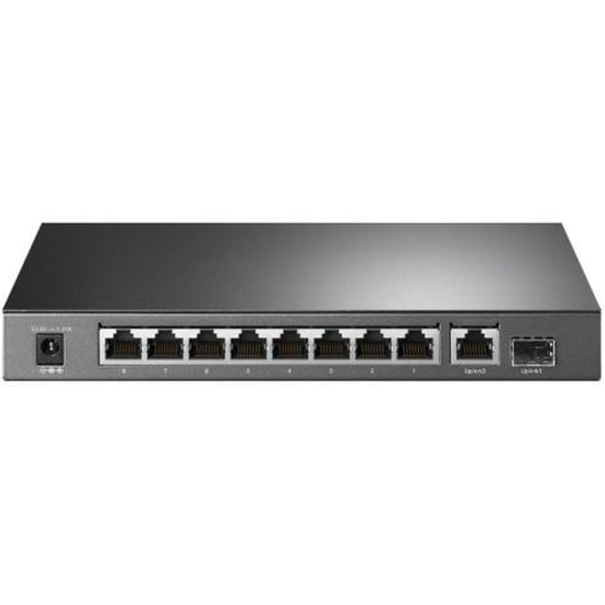 TP-Link TL-SG1210P 10 Port Gigabit PoE+ Switch - 8 Gigabit Port, Toplam 63W, 1 Uplink RJ45, 1 SFP Uplink, Metal Kasa