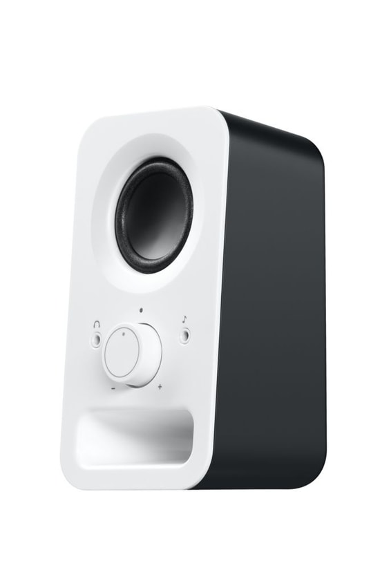 Logitech Z150 Beyaz 6W 1+1 Stereo Hoparlör (980-000815) - Kompakt Tasarım, Net Ses, 3.5mm Girişli Multimedya Hoparlör