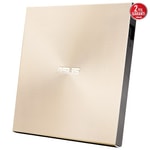 ASUS ZenDrive U8M SDRW-08U8M-U Altın Harici Ultra İnce DVD Yazıcı - M-DISC Desteği, USB Type-C, Taşınabilir Tasarım