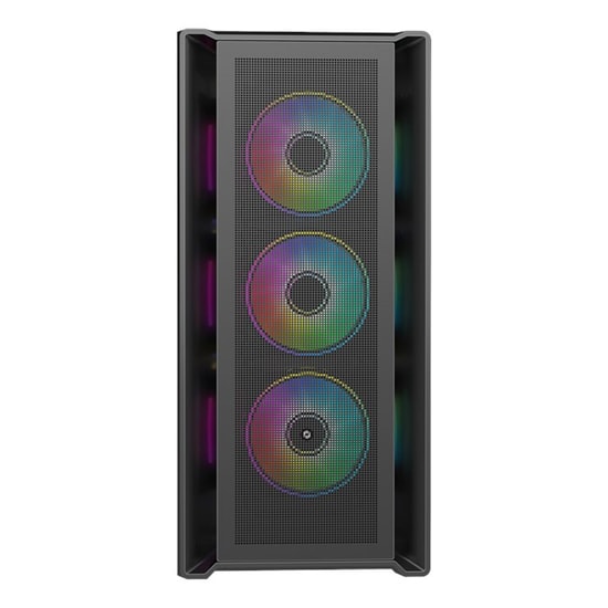 Frisby FC-9445G 850W 80+ Bronze RGB Siyah Oyuncu Kasası - 4x120mm Fan, Temperli Cam, Mesh, USB 3.0, ATX Mid Tower Kasa