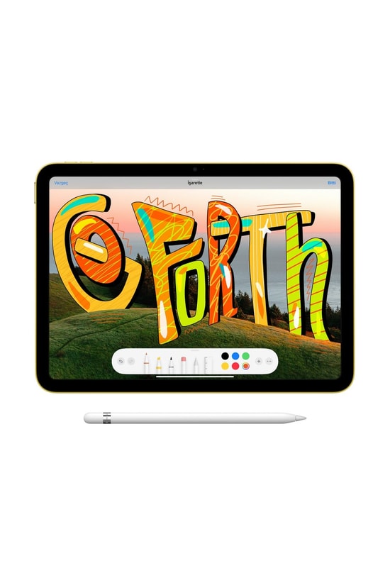 Apple iPad 10. Nesil 10.9" 64GB Wi-Fi Gümüş Tablet (MPQ03TU/A) - A14 Çip, 4GB Ram, Wi-Fi 6, Touch ID, Türkiye Garantili