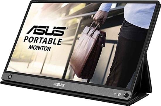 ASUS ZenScreen MB16AWP 15.6 IPS Taşınabilir Monitör - 1920x1080, 5ms, 60Hz, Kablosuz, Dahili Batarya, Mini-HDMI, USB-C