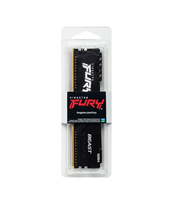 Kingston Beast 32GB 3200MHz DDR4 RAM (KF432C16BB/32TR) - CL16 Siyah Masaüstü Oyun ve Performans Belleği
