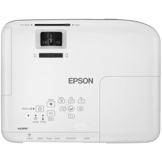 Epson EB-W51 4000 Lümen LCD Projeksiyon Cihazı - 1280x800, 16.000:1 Kontrast, 12.000 Saat Lamba Ömrü, HDMI, USB, 3LCD