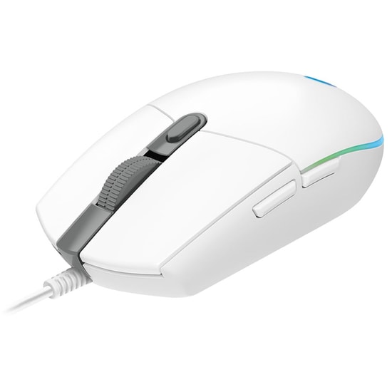Logitech G G102 LIGHTSYNC Kablolu Beyaz Oyuncu Mouse (910-005824) - 8000 DPI, RGB Aydınlatmalı, Hızlı Tepki