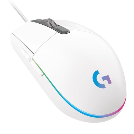 Logitech G G102 LIGHTSYNC Kablolu Beyaz Oyuncu Mouse (910-005824) - 8000 DPI, RGB Aydınlatmalı, Hızlı Tepki