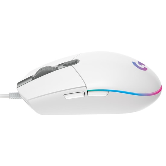 Logitech G G102 LIGHTSYNC Kablolu Beyaz Oyuncu Mouse (910-005824) - 8000 DPI, RGB Aydınlatmalı, Hızlı Tepki