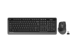 A4 Tech Fstyler FG1035 Gri Kablosuz Türkçe Q Düzen Klavye Mouse Set - 2000 DPI, USB Alıcı, Multimedya, 10m Menzil