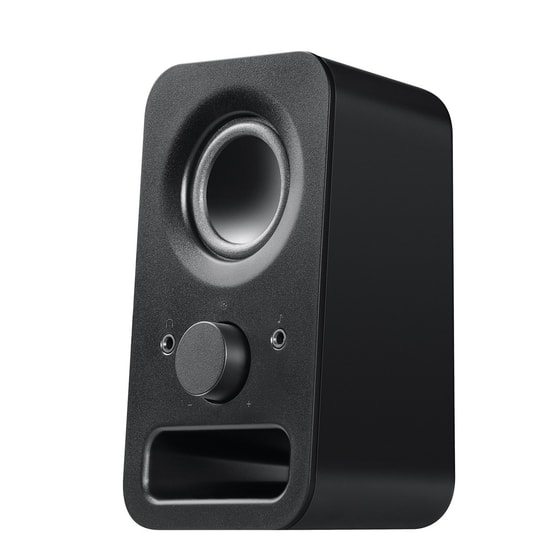 Logitech Z150 Siyah 2+0 Kablolu Multimedya Stereo Hoparlör (980-000814) - 3W RMS Güç, 2 Adet Uydu, AUX Bağlantı