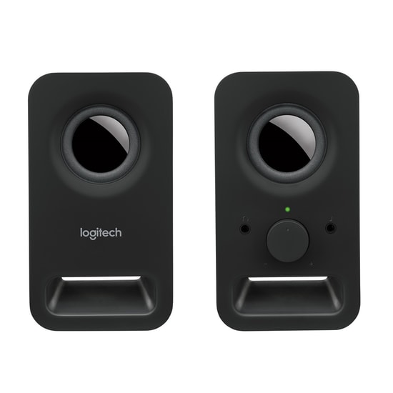 Logitech Z150 Siyah 2+0 Kablolu Multimedya Stereo Hoparlör (980-000814) - 3W RMS Güç, 2 Adet Uydu, AUX Bağlantı