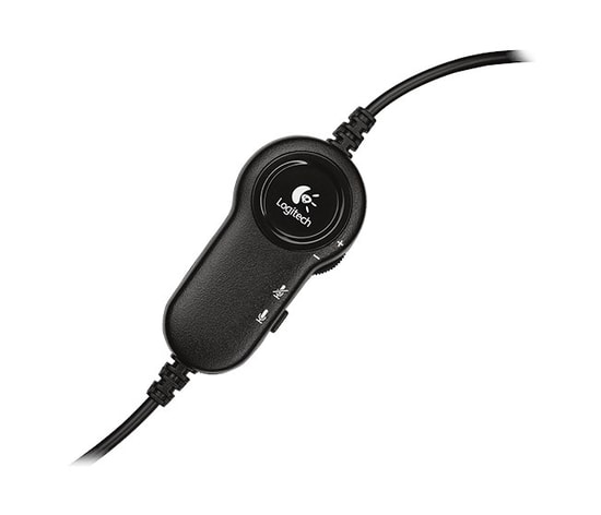 Logitech H151 Siyah Stereo Kablolu Kulaklık (981-000589) - Gürültü Önleyici Mikrofon, Kablo Üzeri Kontrol
