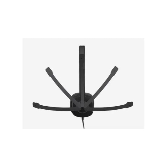 Logitech H151 Siyah Stereo Kablolu Kulaklık (981-000589) - Gürültü Önleyici Mikrofon, Kablo Üzeri Kontrol
