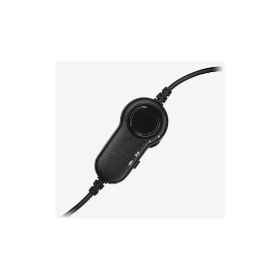 Logitech H151 Siyah Stereo Kablolu Kulaklık (981-000589) - Gürültü Önleyici Mikrofon, Kablo Üzeri Kontrol