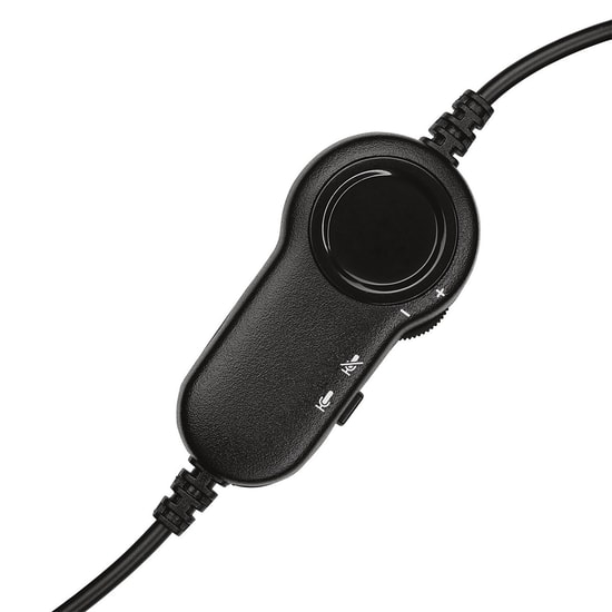 Logitech H151 Siyah Stereo Kablolu Kulaklık (981-000589) - Gürültü Önleyici Mikrofon, Kablo Üzeri Kontrol