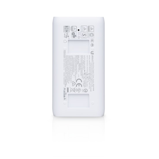 Ubiquiti U-POE-AF 48V 15W Gigabit PoE Adaptör - Topraklı, ESD Korumalı, Uzaktan Sıfırlama Özelliği
