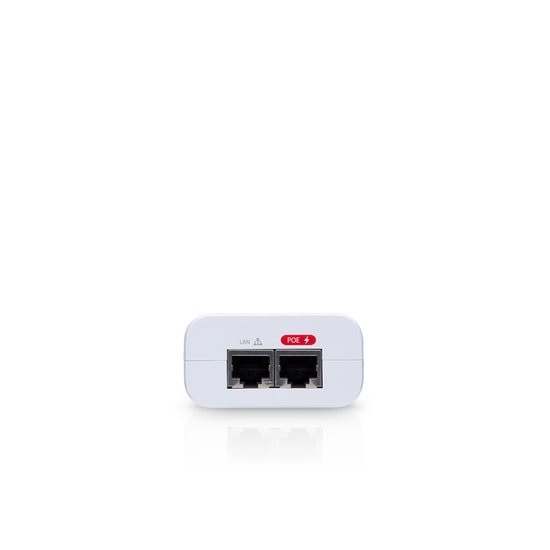 Ubiquiti U-POE-AF 48V 15W Gigabit PoE Adaptör - Topraklı, ESD Korumalı, Uzaktan Sıfırlama Özelliği
