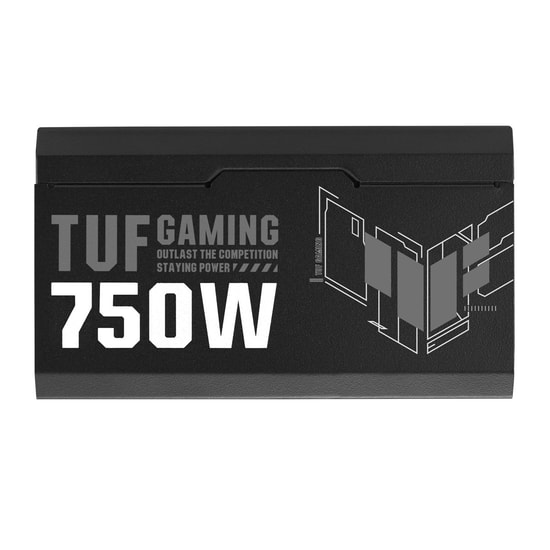 Asus TUF Gaming 750G 750W 80+ GOLD Güç Kaynağı - Modüler Olmayan, ATX 3.1, PCIe Gen 5.1, Aktif PFC, 12cm Fan