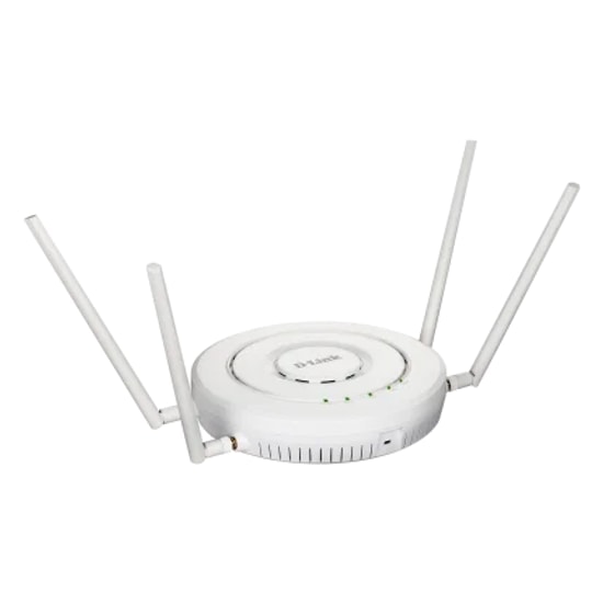 D-Link DWL-8620APE Access Point - AC2600, Wave2, 4x4 MU-MIMO, 2 Port Gigabit, Dual Band, Tavan Tipi WiFi Cihazı