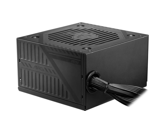 MSI MAG A500DN 500W 80+ Güç Kaynağı - Aktif PFC, Düşük Gürültülü Fan, OCP/OVP/OTP/SCP Korumaları, Yüksek Verimlilik