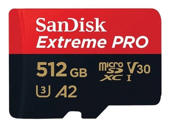 Sandisk SDSQXCD-512G-GN6MA Extremepro Microsd Uhsicard 500gb Kart Bellek - Micro Sd