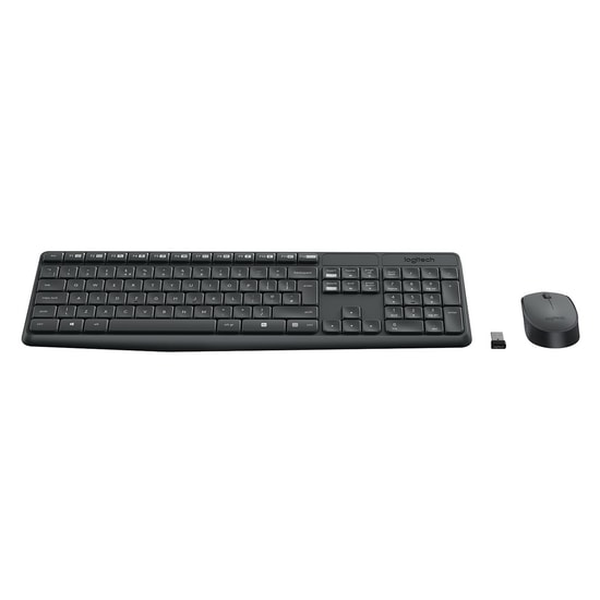 Logitech MK235 Kablosuz Türkçe Q Düzen Klavye Mouse Set (920-007925) - Ergonomik Tasarım, Uzun Pil Ömrü