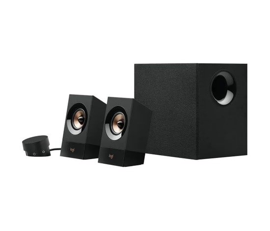 Logitech Z533 Siyah 120W 2.1 Multimedia Hoparlör Sistemi (980-001054) - Güçlü Bas Subwoofer, Kablolu, RMS, AUX, RCA
