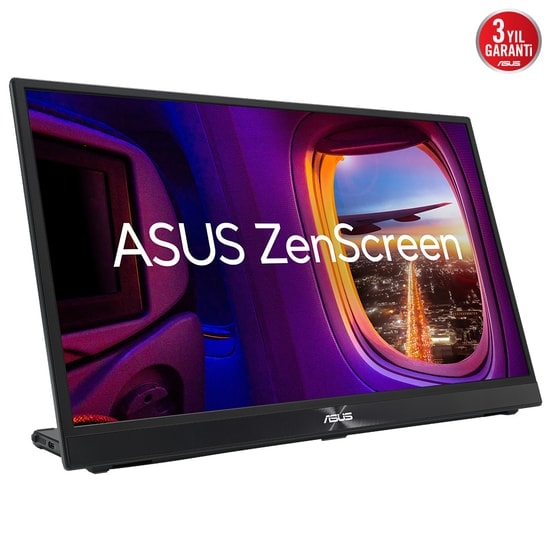 Asus ZenScreen MB17AHG 17.3" 144Hz 5ms Taşınabilir IPS Monitör - 1920x1080, HDMI, USB-C, FreeSync, Mat Ekran