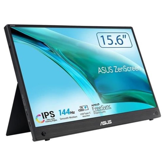 ASUS MB16AHG 16" Full HD IPS Taşınabilir Monitör (90LM08U0-B02170) - 3ms, 144Hz, 300nit, USB-C, Mini HDMI, GamePlus