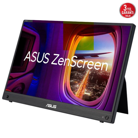 ASUS MB16AHG 16" Full HD IPS Taşınabilir Monitör (90LM08U0-B02170) - 3ms, 144Hz, 300nit, USB-C, Mini HDMI, GamePlus