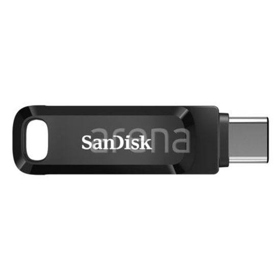 Sandisk Ultra Dual Drive Go 256GB USB Type-C & Type-A Flash Bellek (SDDDC3-256G-G46) - 400MB/s, Çift Yönlü, Siyah