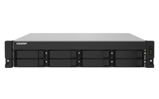 QNAP TS-832PXU-RP 4GB RAM 8 Disk Yuvalı Rack Tipi NAS - DDR4, SFP, 10GbE, 2.5GbE Portlu, 2U, USB 3.2, Alpine AL324